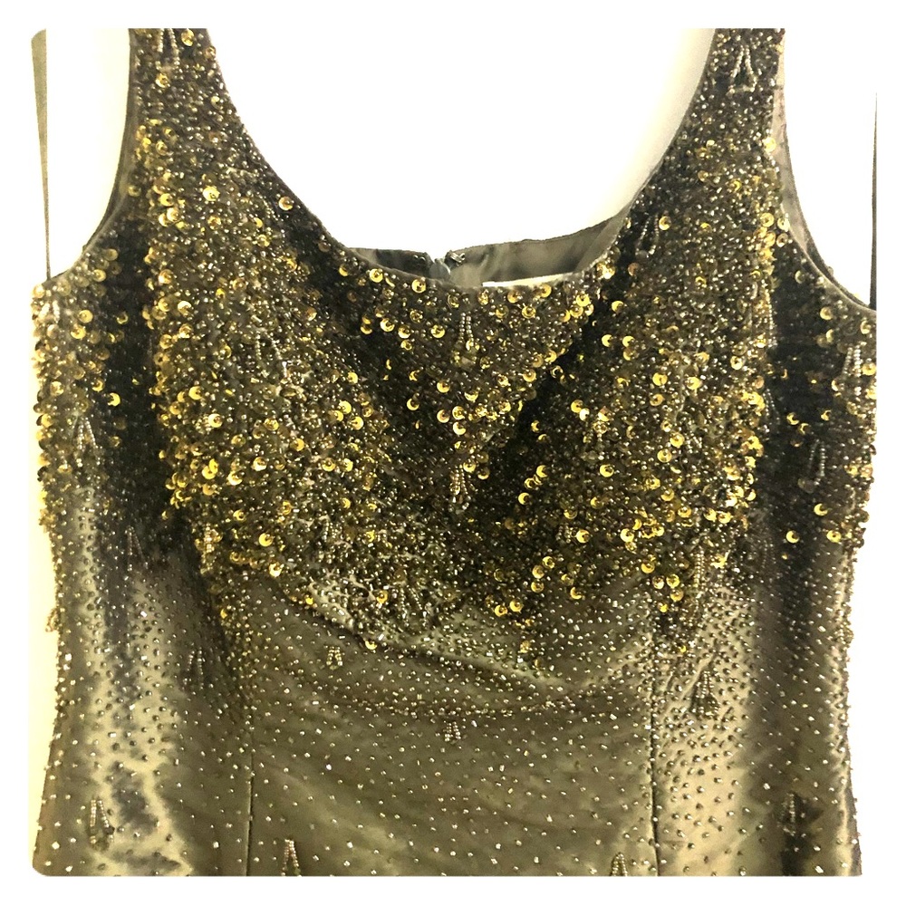 Evening dress/prom dress size 10 olive green